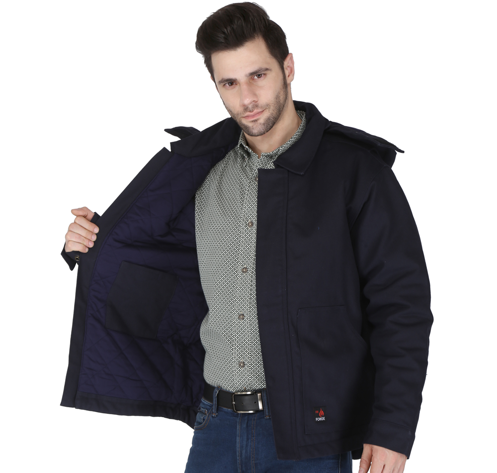 Picture of Forge FR MFRIJDH-006 MEN'S FR  DUCK JACKET WITH DETACHABLE HOOD
